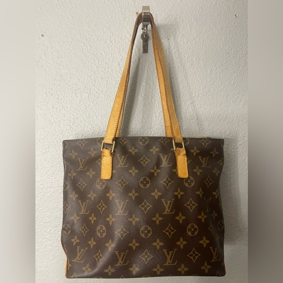 Louis Vuitton Brown Monogram Tote Bag - Picture 3 of 11